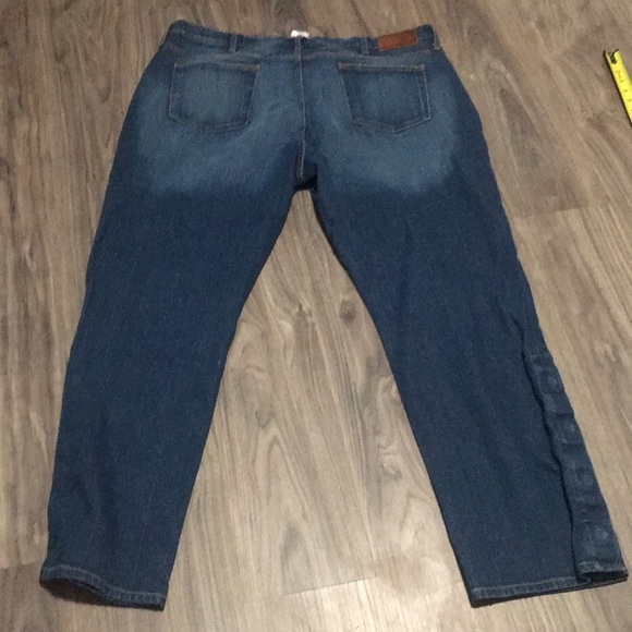 Tommy Hilfiger Adaptive Jeans Relaxed Fit Adjustable Waist Magnet Button 42 - Picture 2 of 11